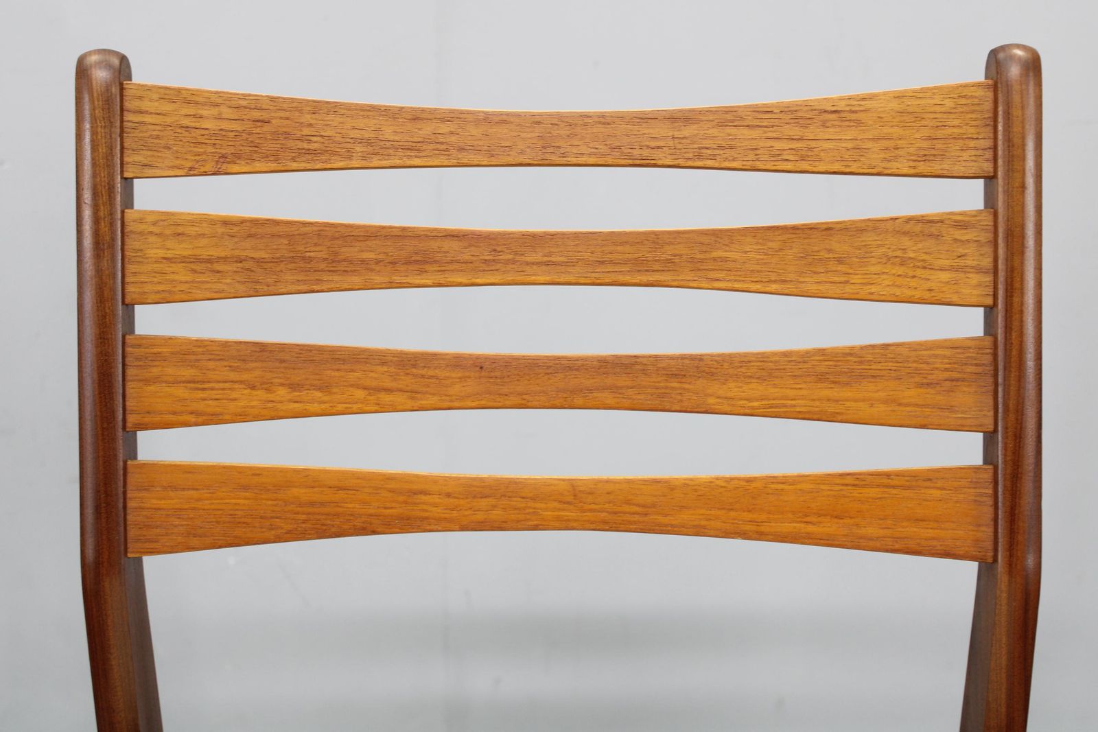 photo for sale Set Of Six Danish Mid Century Teak Dining Chairs, Denmark, 1960s
