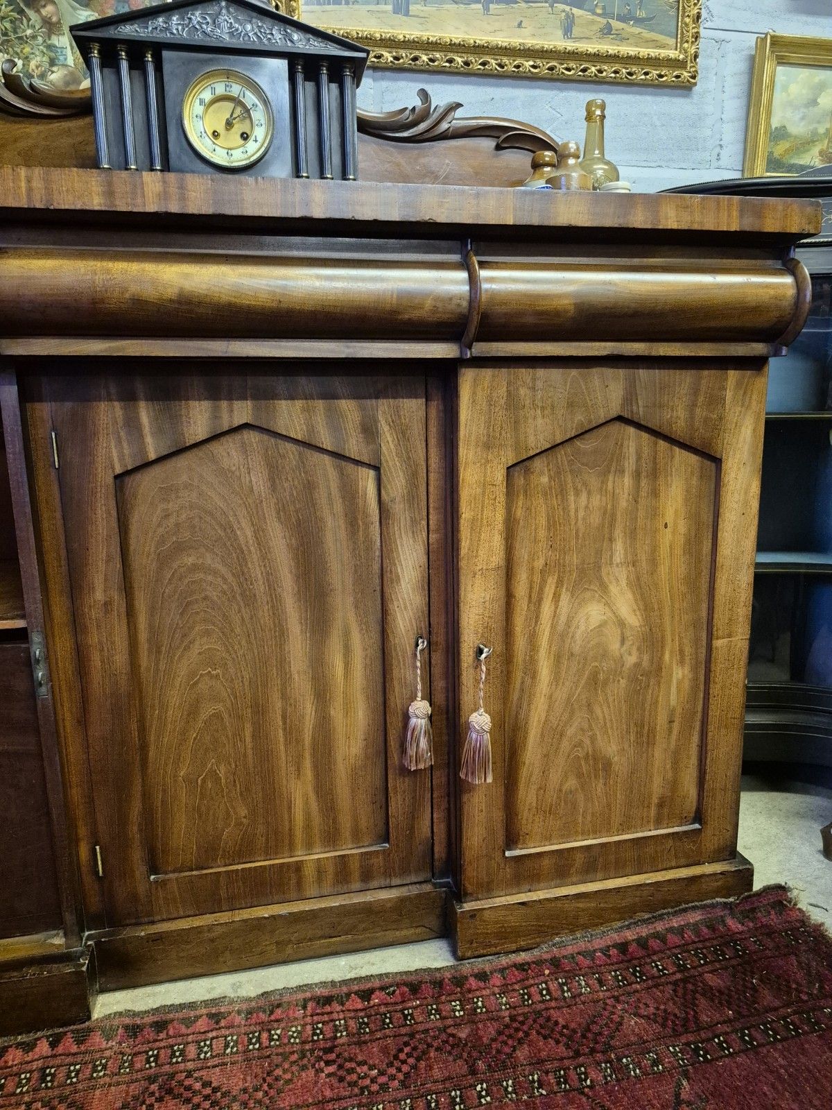 photo buy A Wonderful Boho Early Victorian Flame Mahogany Chiffonier Buffet Sideboard