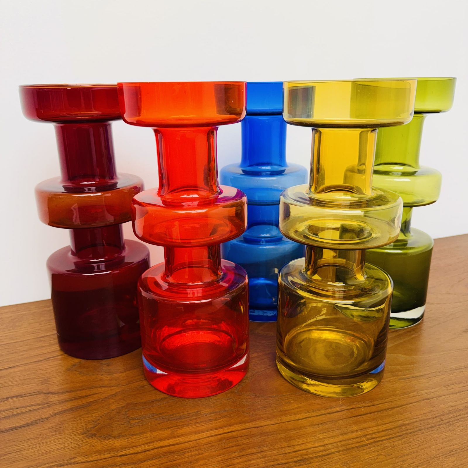 Finnish Art Glass Set By Tamara Aladin For Riihimäen Lasi Oy photo furniture