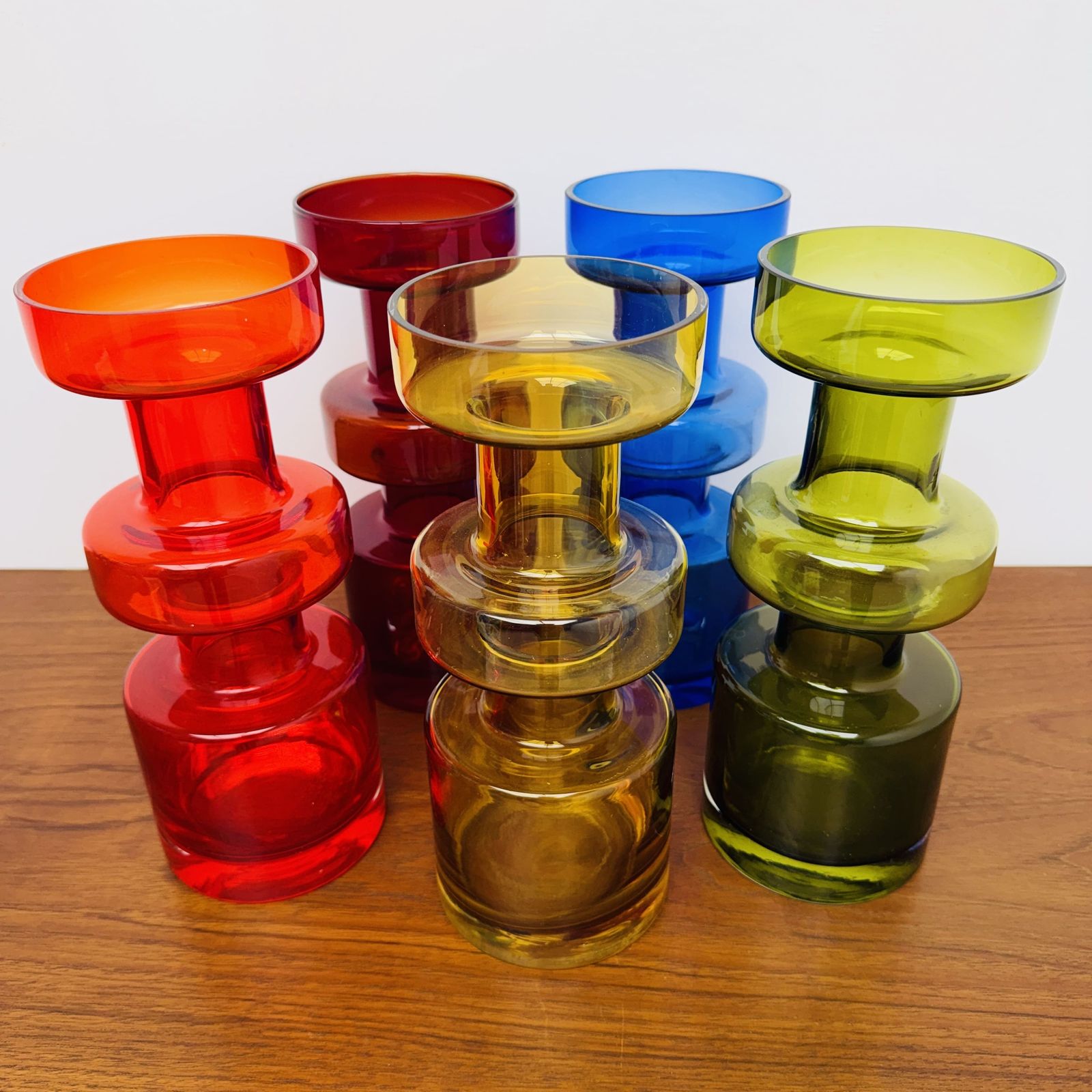 Finnish Art Glass Set By Tamara Aladin For Riihimäen Lasi Oy photo vinterior