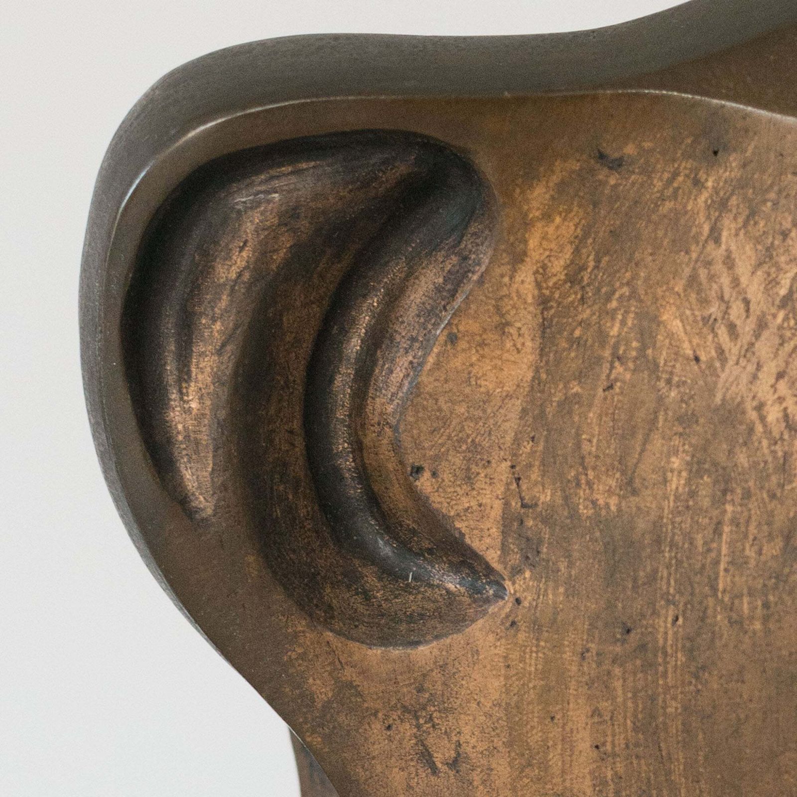Modernistisch Bronzen Buste – Gesigneerd Fabregat photo vinterior