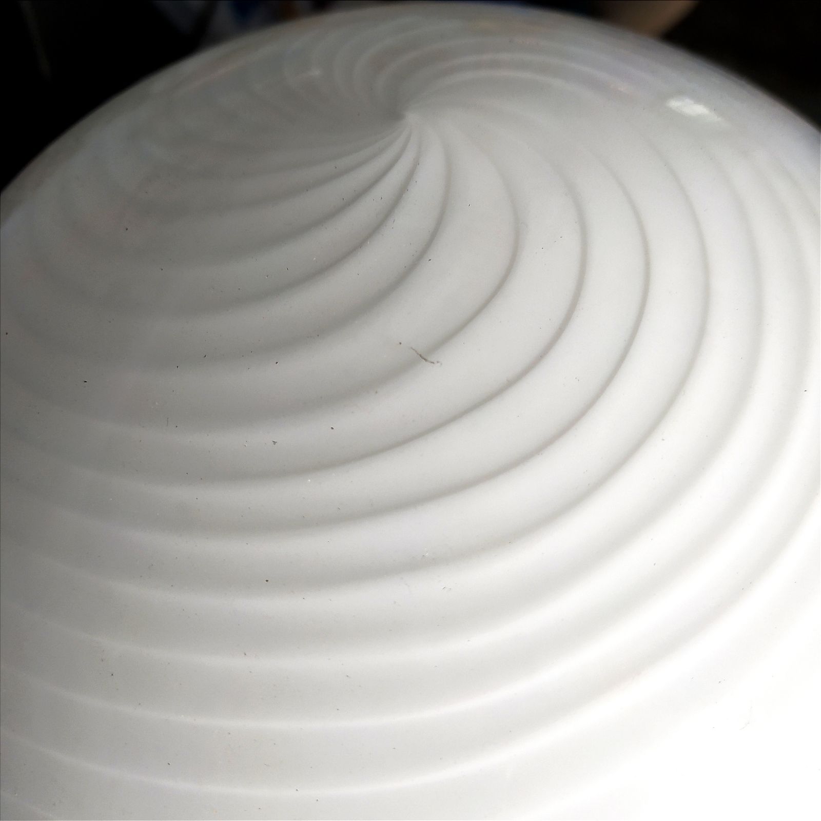 Mid Century Murano Blown Glass Mushroom Lamps.Pair photo vinterior