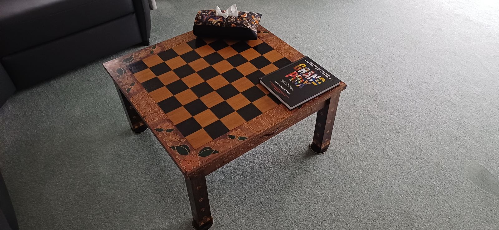 Chess Board Coffee Table From Indonesia