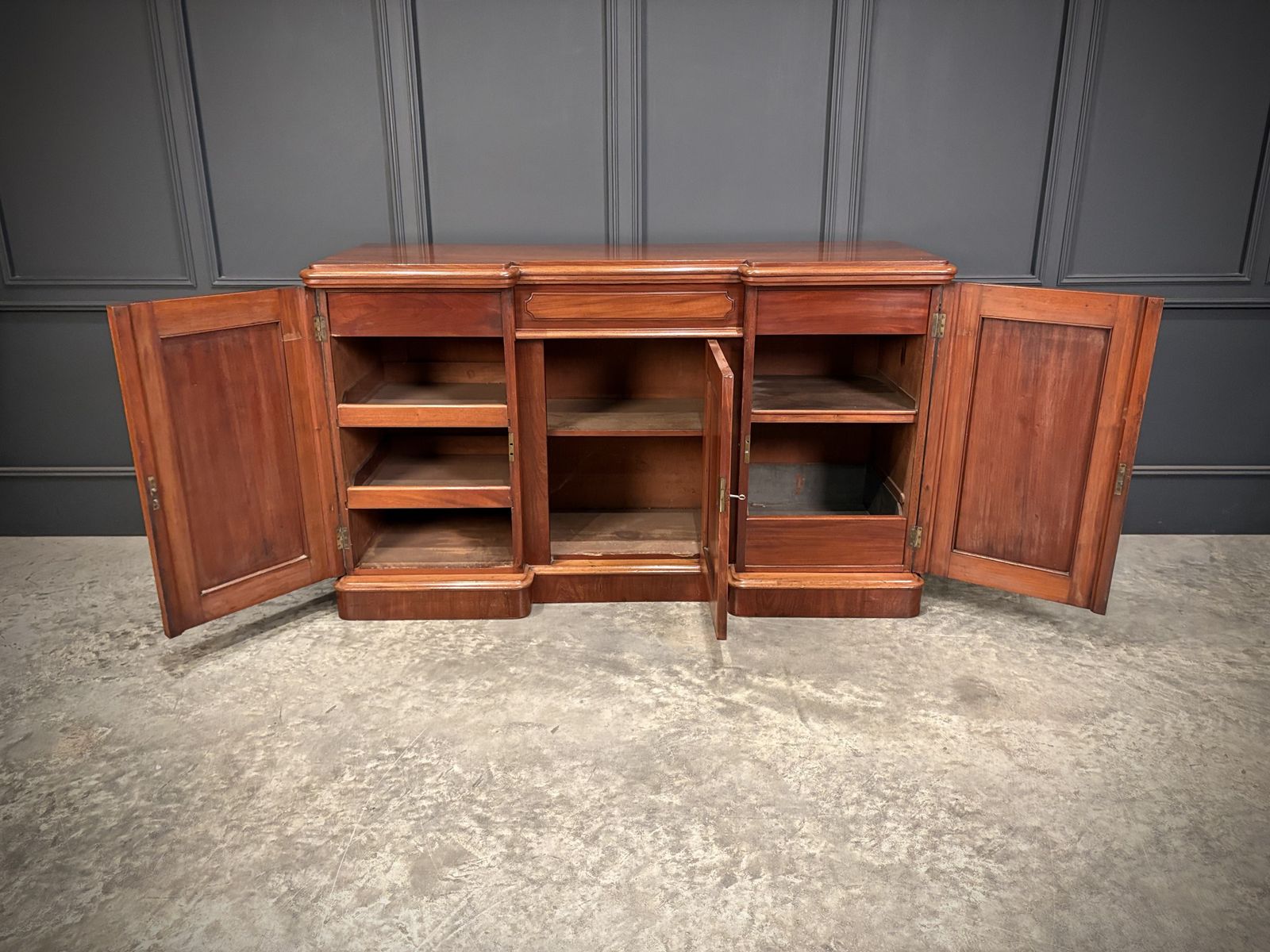 Victorian Mahogany Sideboard photo vintage