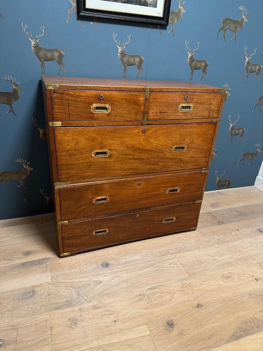 4575.0 Military Campaign Chest Of Drawers photo