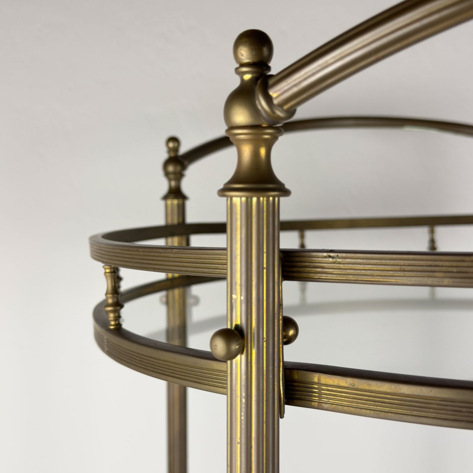 Vintage Brass Bar Cart, France 1950s photo 1280.0
