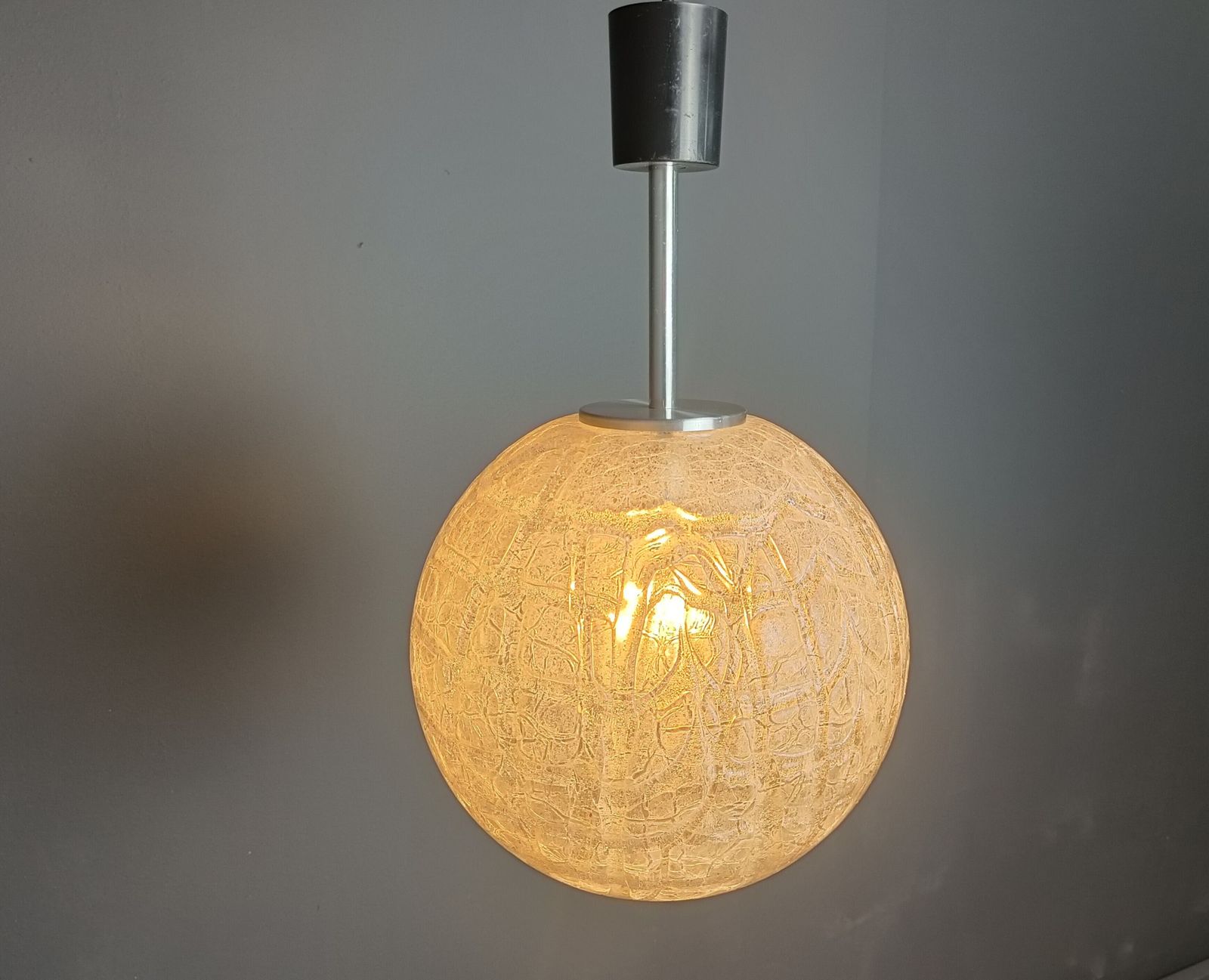 Vintage Pendant Light By Doria Leuchten, 1960s