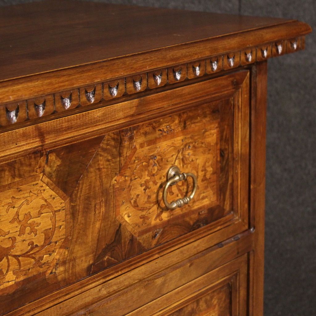 Great 20th Century Inlaid Chest Of Drawers photo furniture