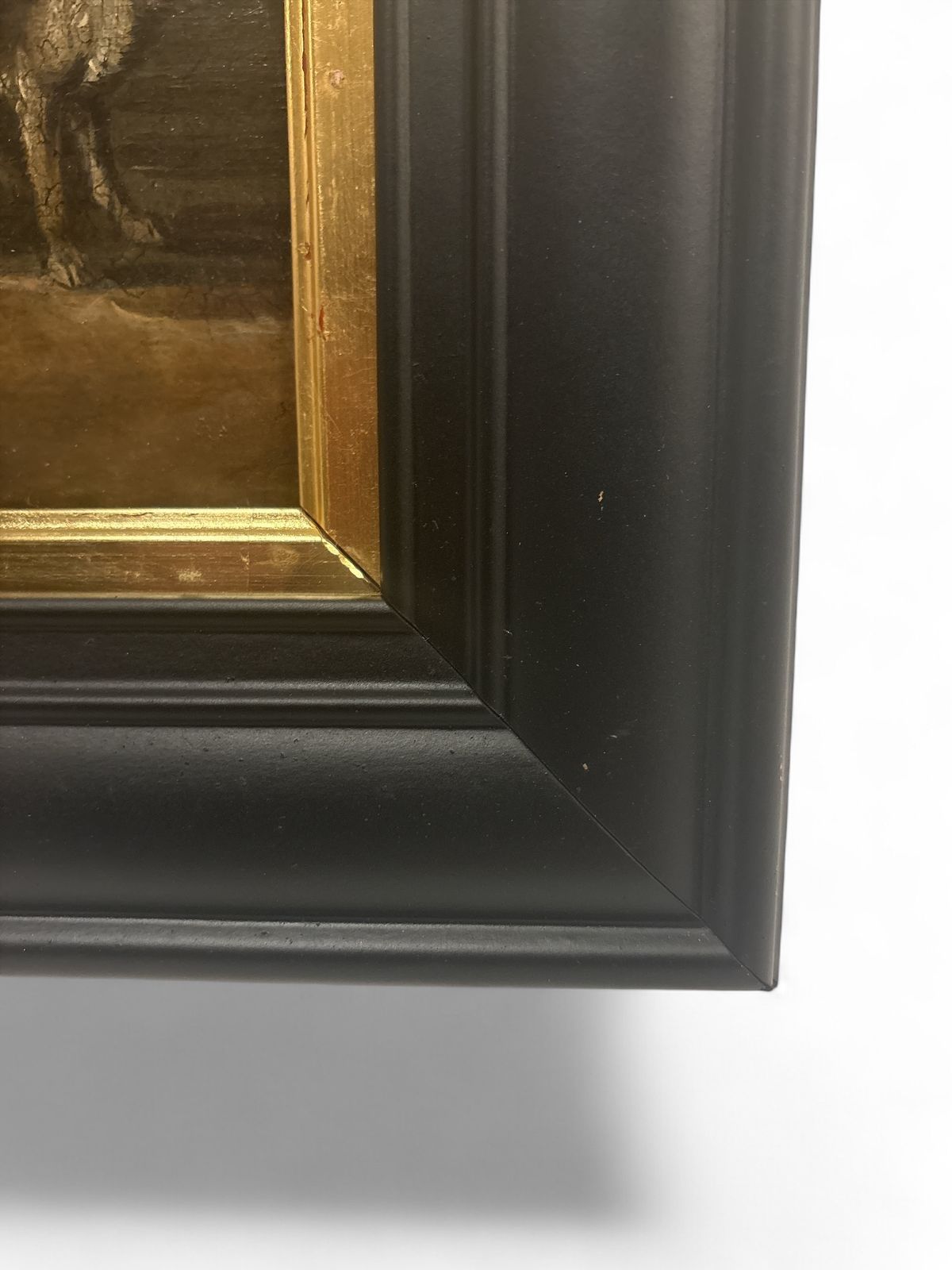 Painting Of A Servant Being Reported To His Master 19th Century photo furniture
