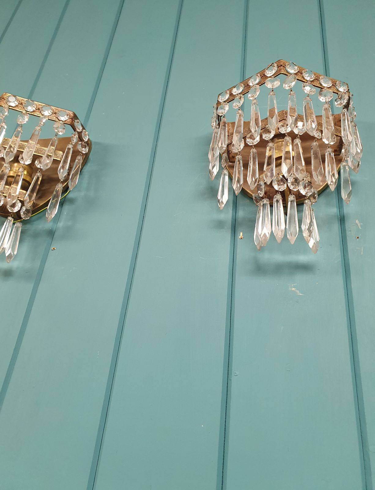 Small Pair Of Spike Antique Wall Lights photo vinterior