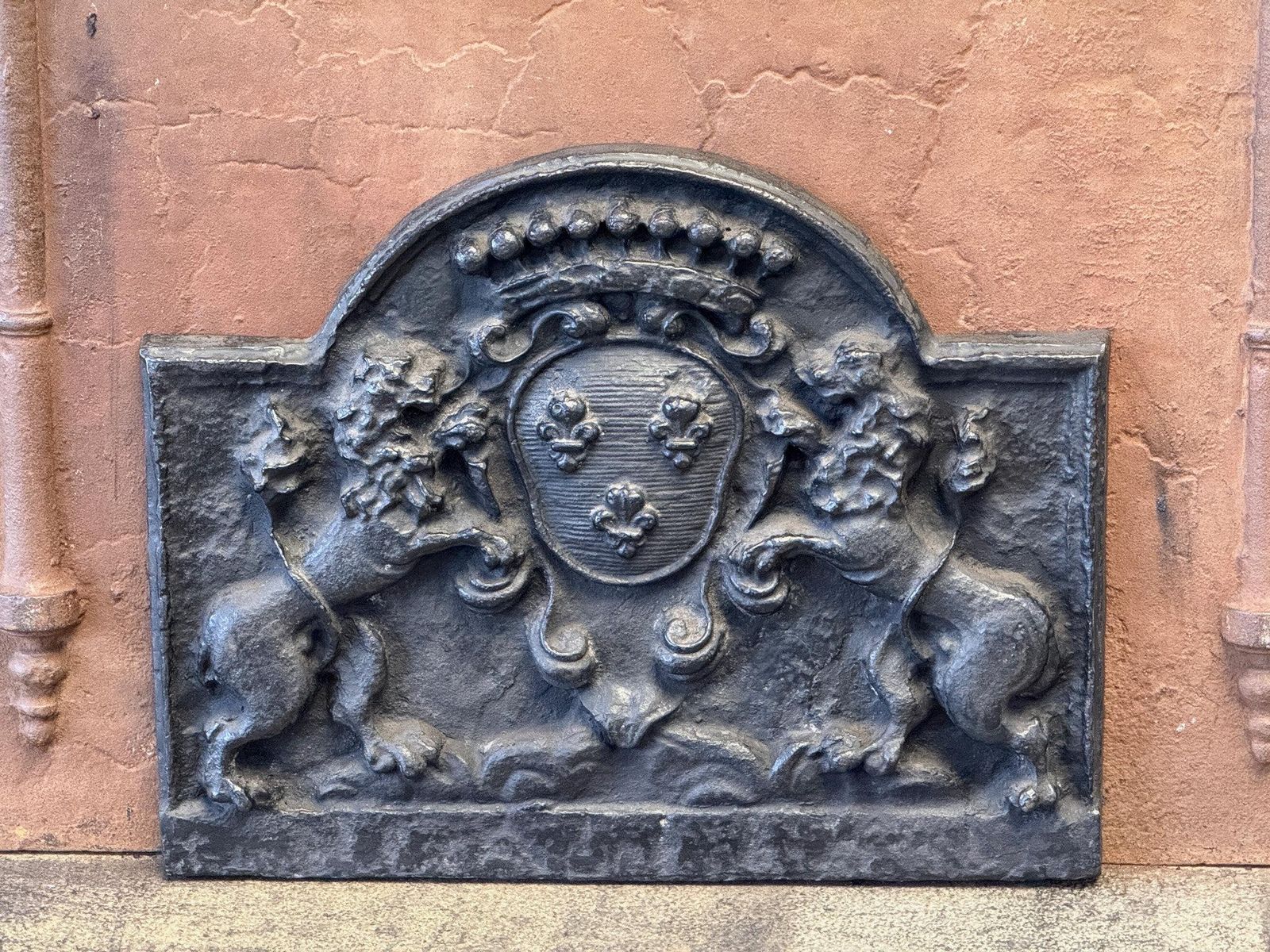 20th Century Louis XIV Style 'Arms Of France' Fireback / Backsplash photo furniture