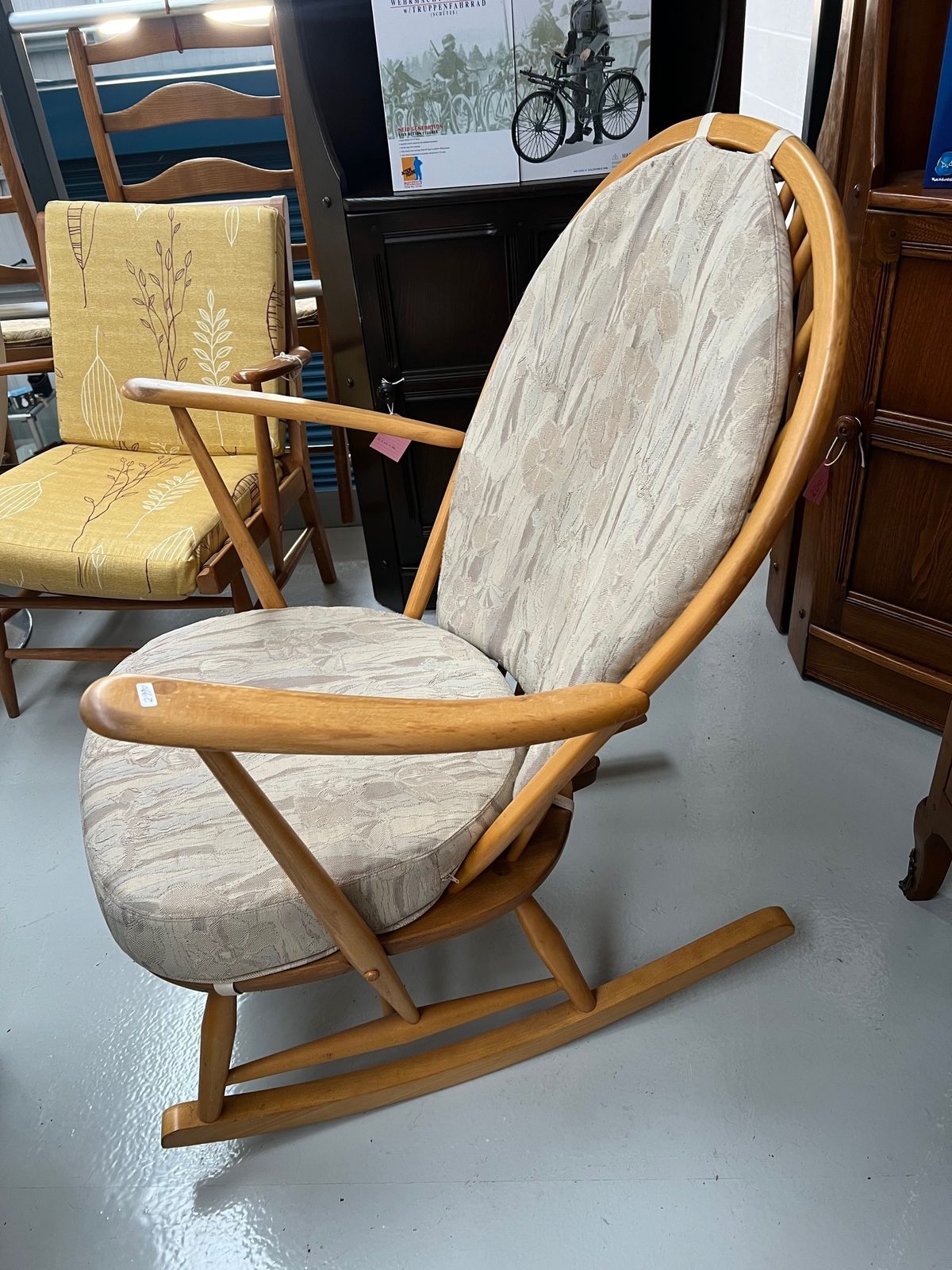 Blonde Ercol Rocking Chair Model 315 photo 300.0