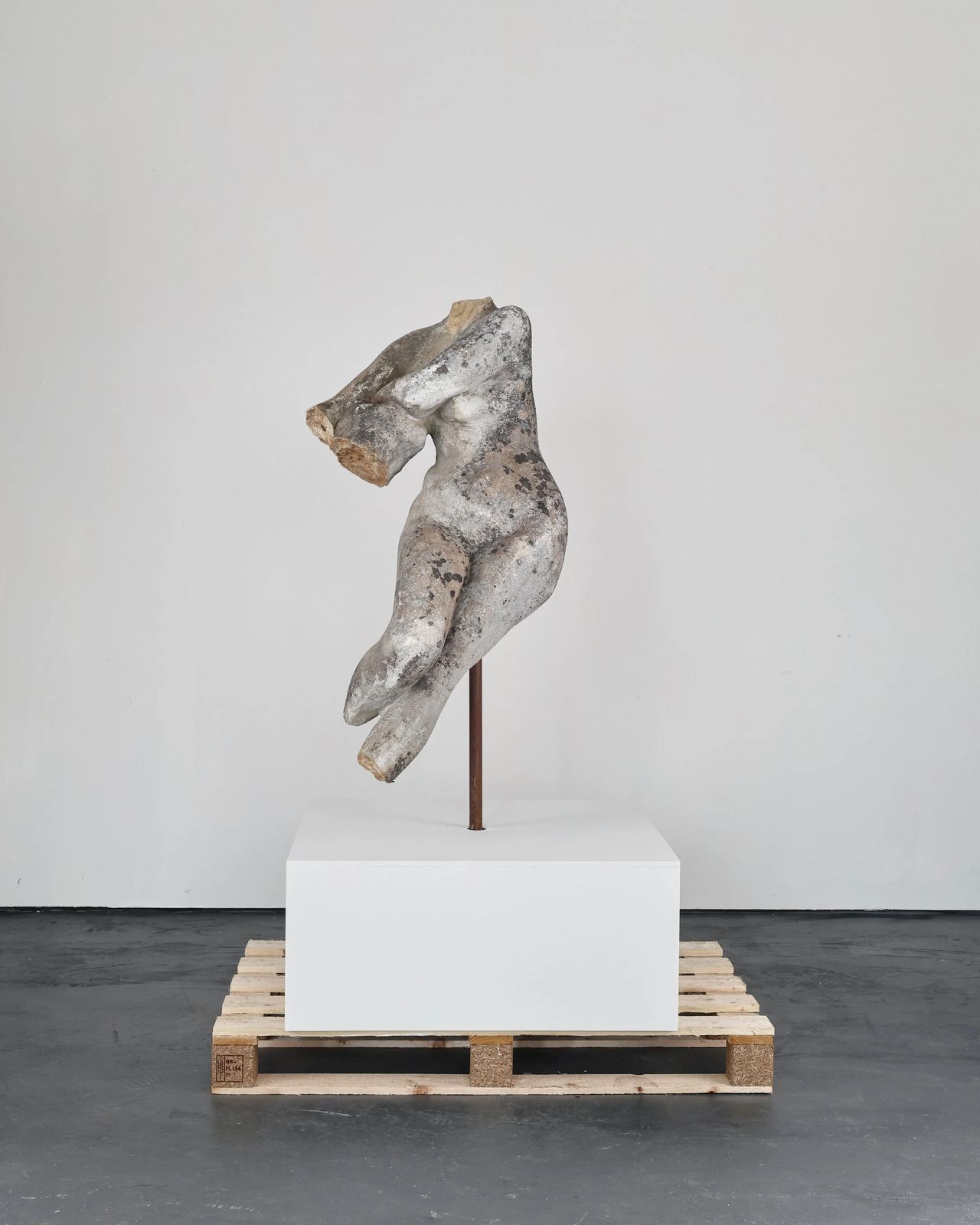 Incredible Catalan Life Size Stone Female Torso With Provenance