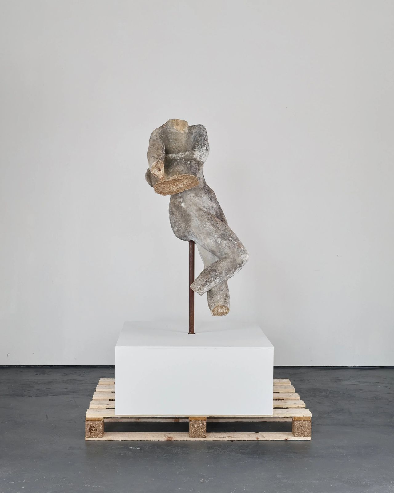 Incredible Catalan Life Size Stone Female Torso With Provenance photo furniture