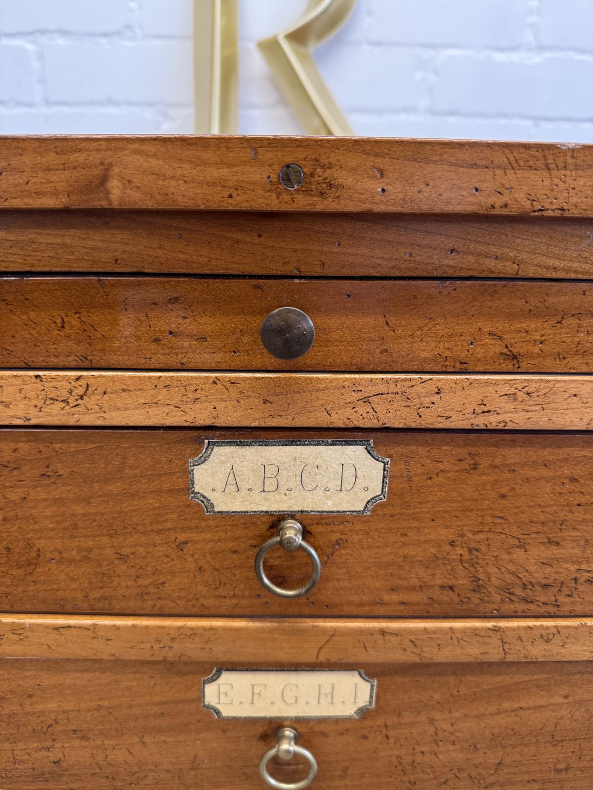 Vintage Filing Drawers By Félix Monge – French Artisan Storage Chest photo buy