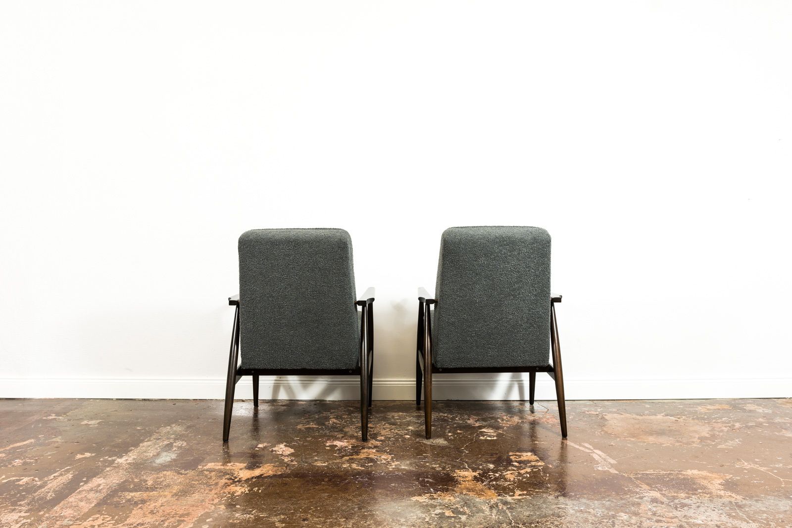 Vintage Armchairs Designed By H. Lis, Poland, 1960's, Set Of 2 photo for sale