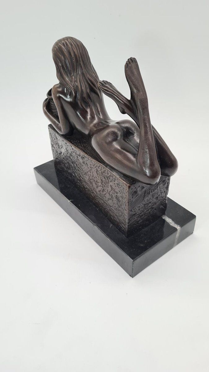 20th Century Bronze Aquarius Woman Figure From Pino, 1970s photo buy