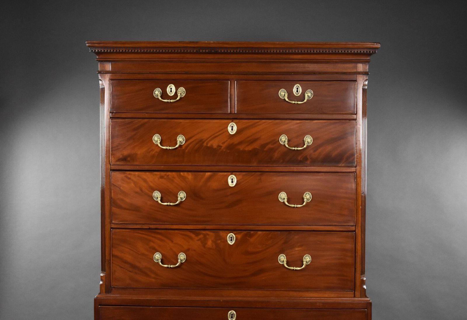 George III Mahogany Chest On Chest photo furniture