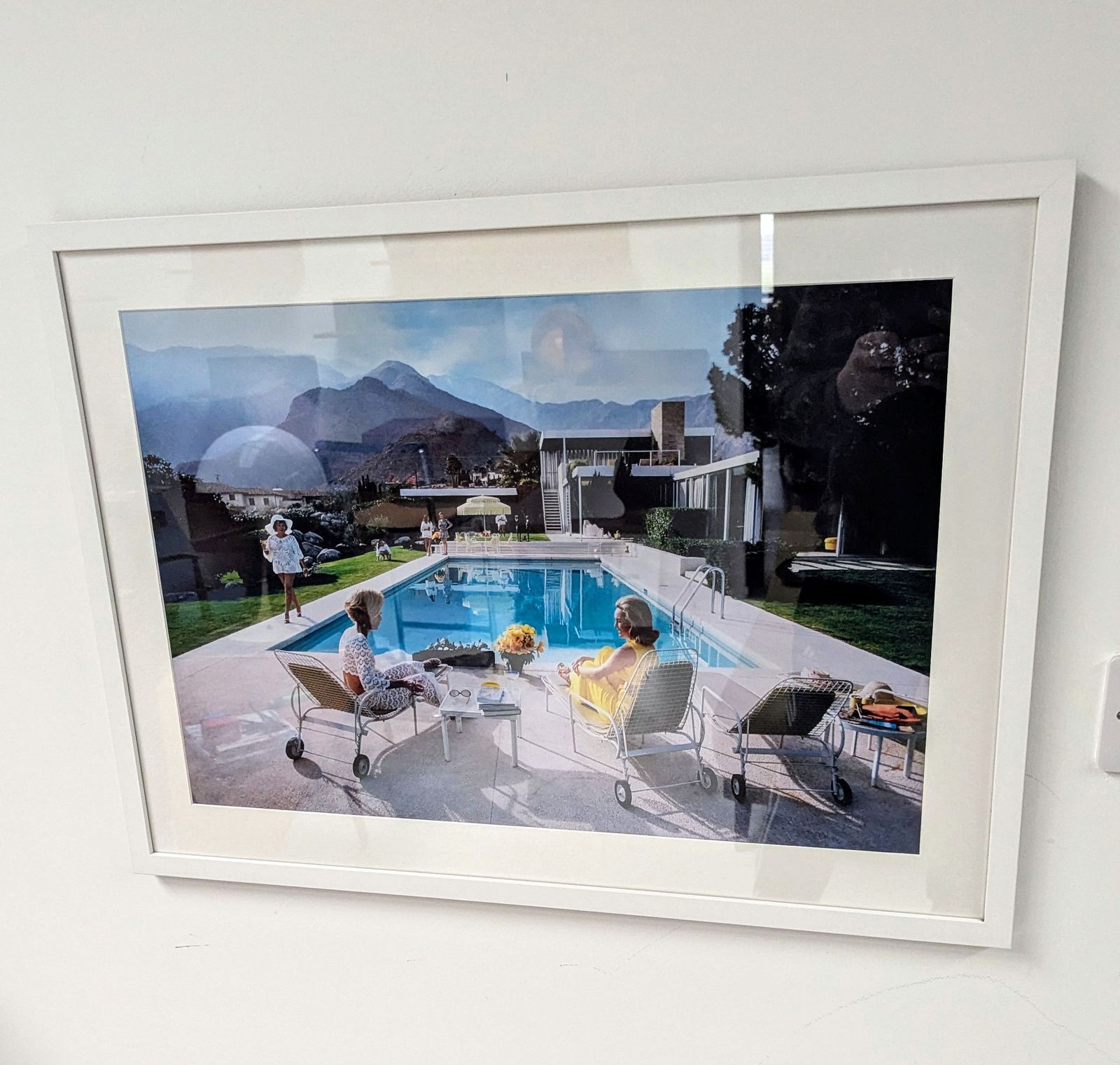 photo vintage Aron Slims 1970 Pool Gossip High Original Quality Print  Delivery Available 0071.