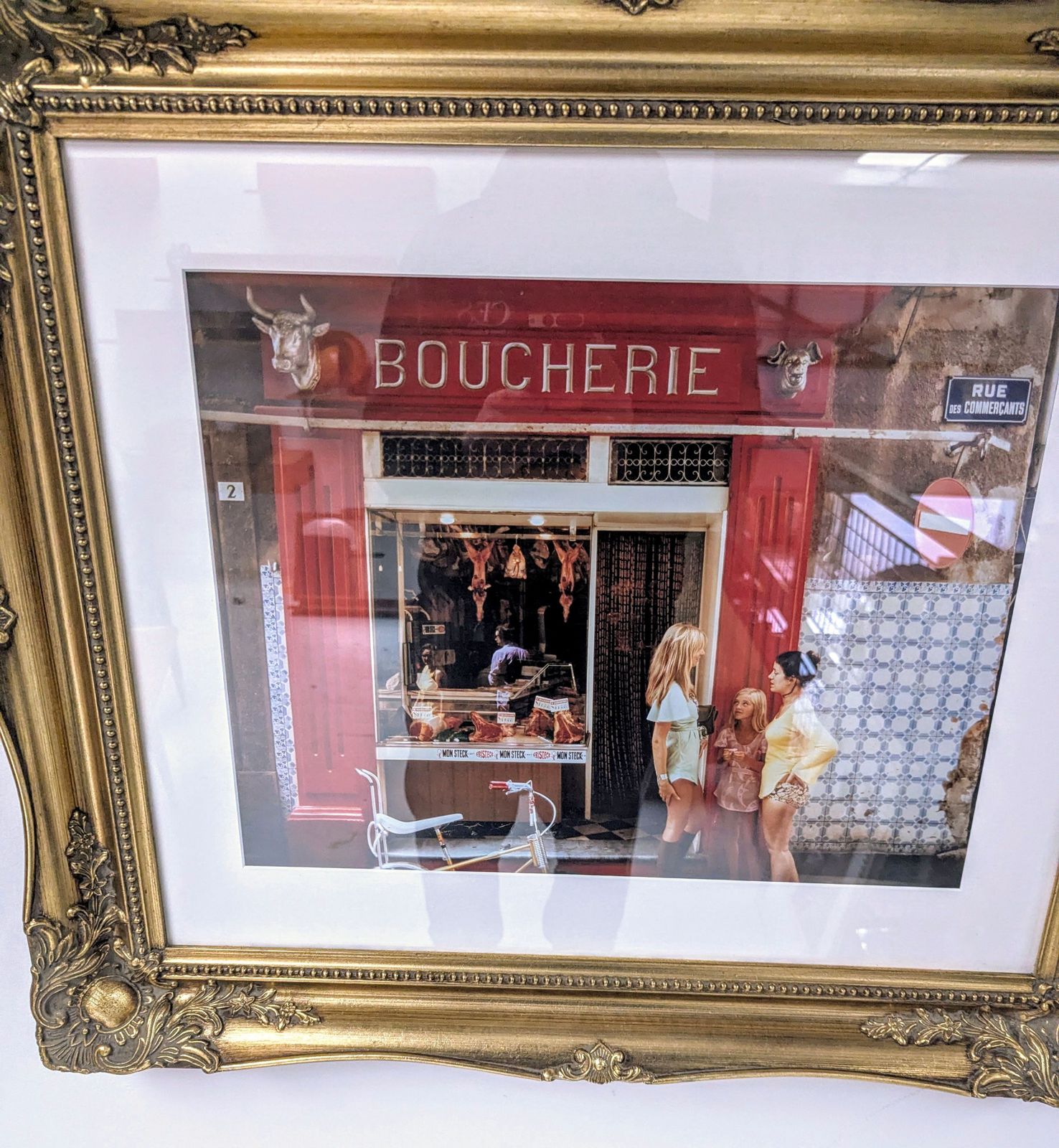 Saint Tropez Boucherie' By Slim Aarons Open Edition  Delivery Available 0014. photo for sale