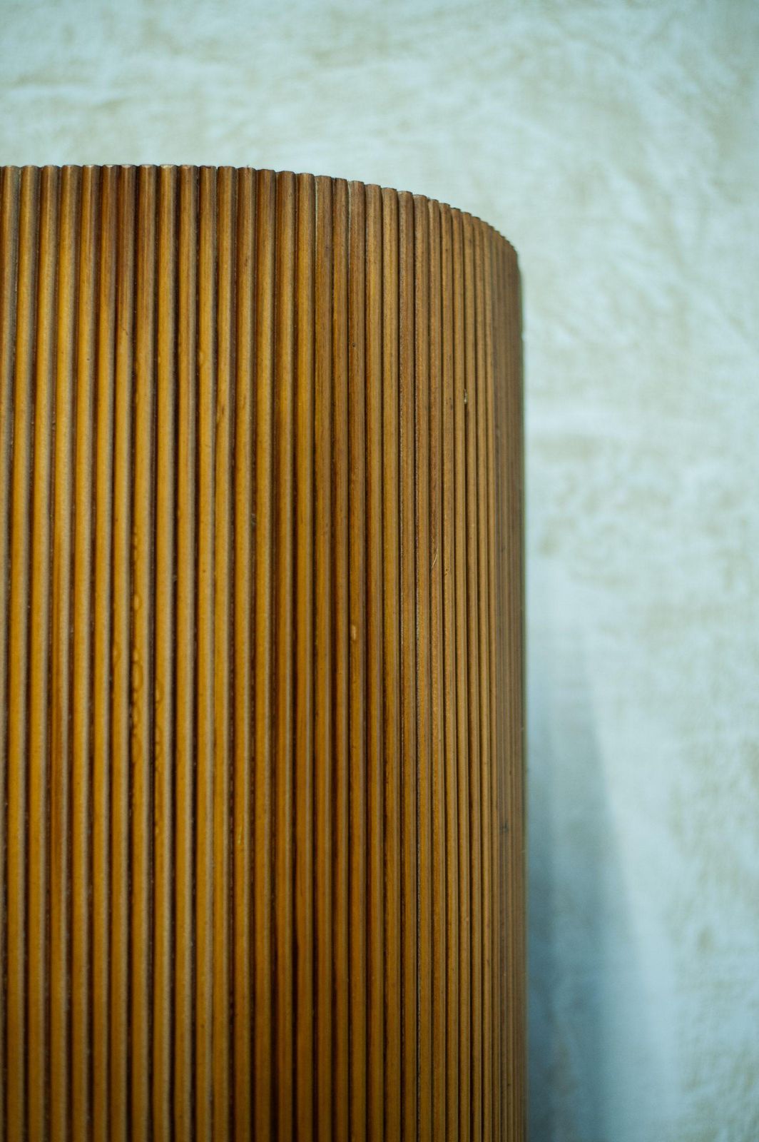 Bamboo Wardrobe Cabinet With Oriental Illustrations   Italy, Circa 1950 photo for sale