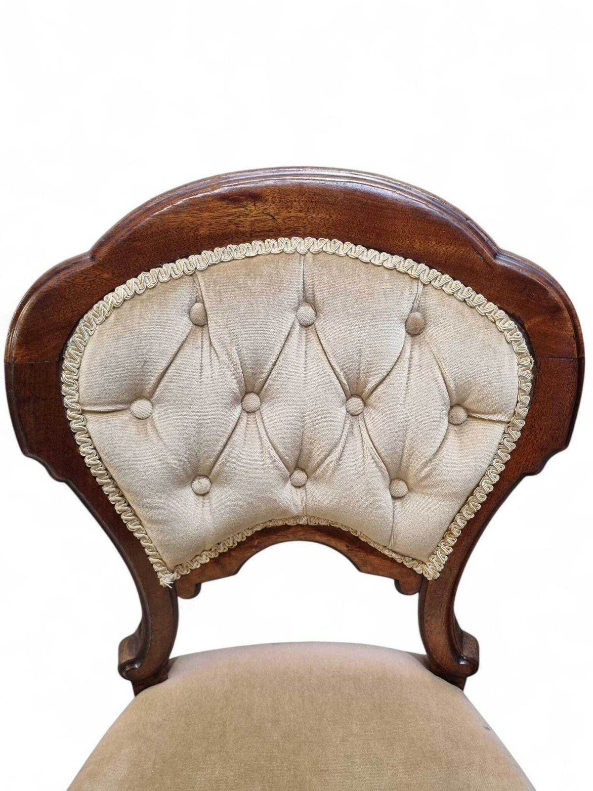 Victorian Upholstered Dining Chairs / C. 1880 / Set Of Two photo furniture