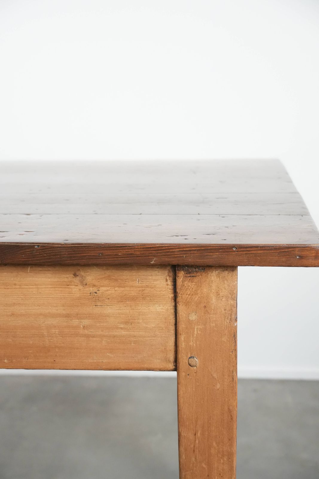 photo furniture Beautiful Authentic Large French Farm Antique Xxl Dining Table With Two Drawers And A Beautiful Patina