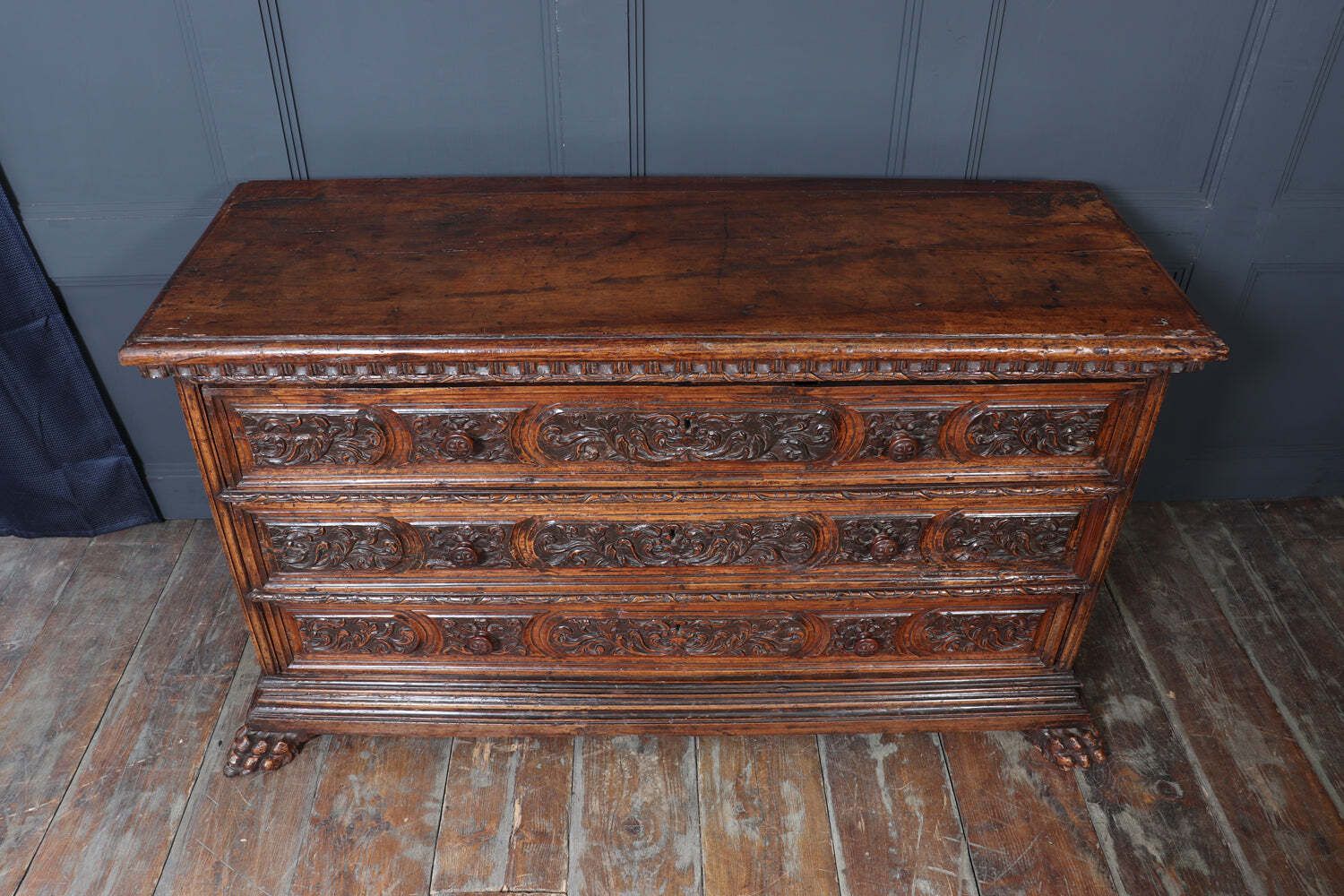 Early 17th Century Italian Walnut Cassettone   Chest Of Drawers photo Furniture
