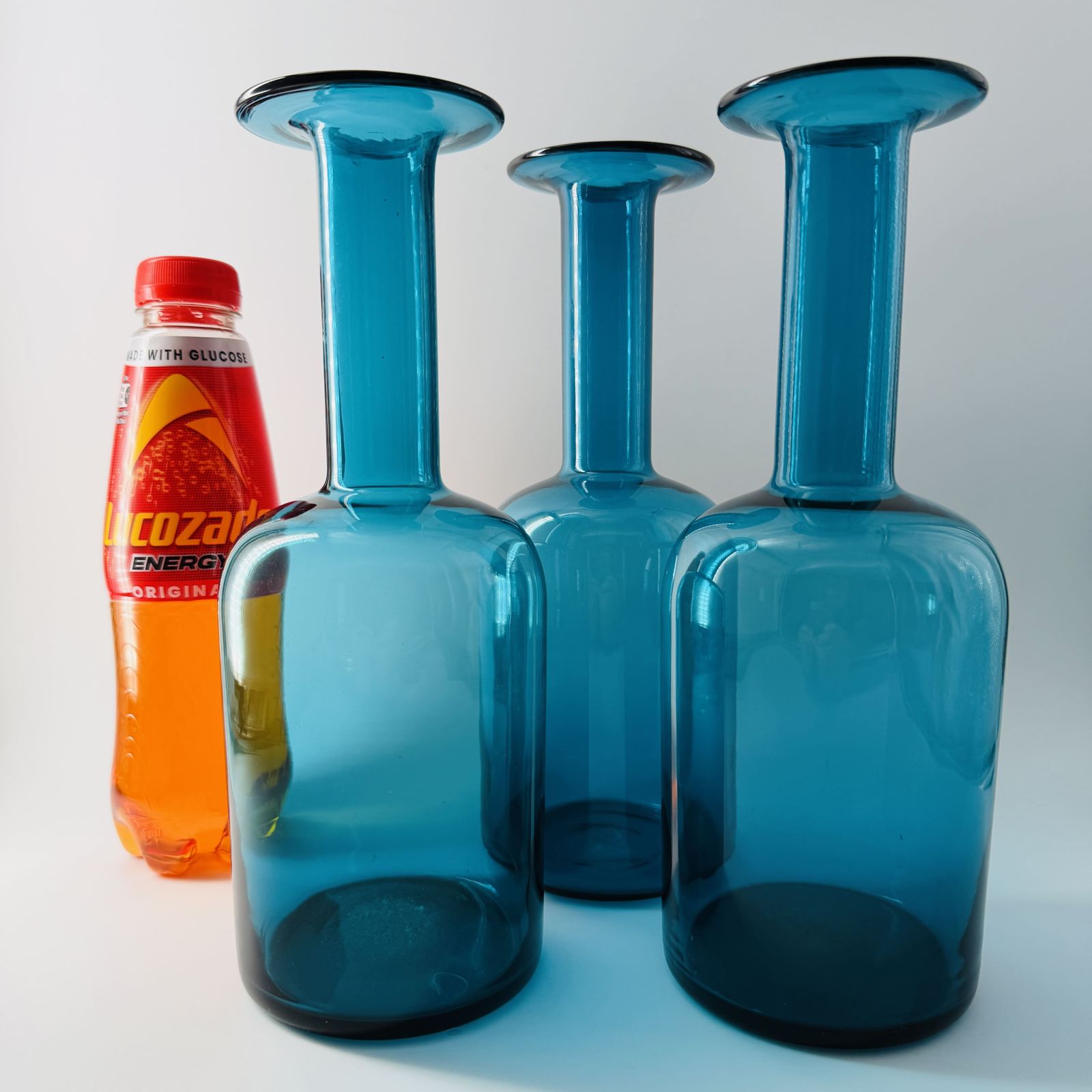 Danish “Floor Vase” Set By Otto Brauer For Holmegaard photo vintage