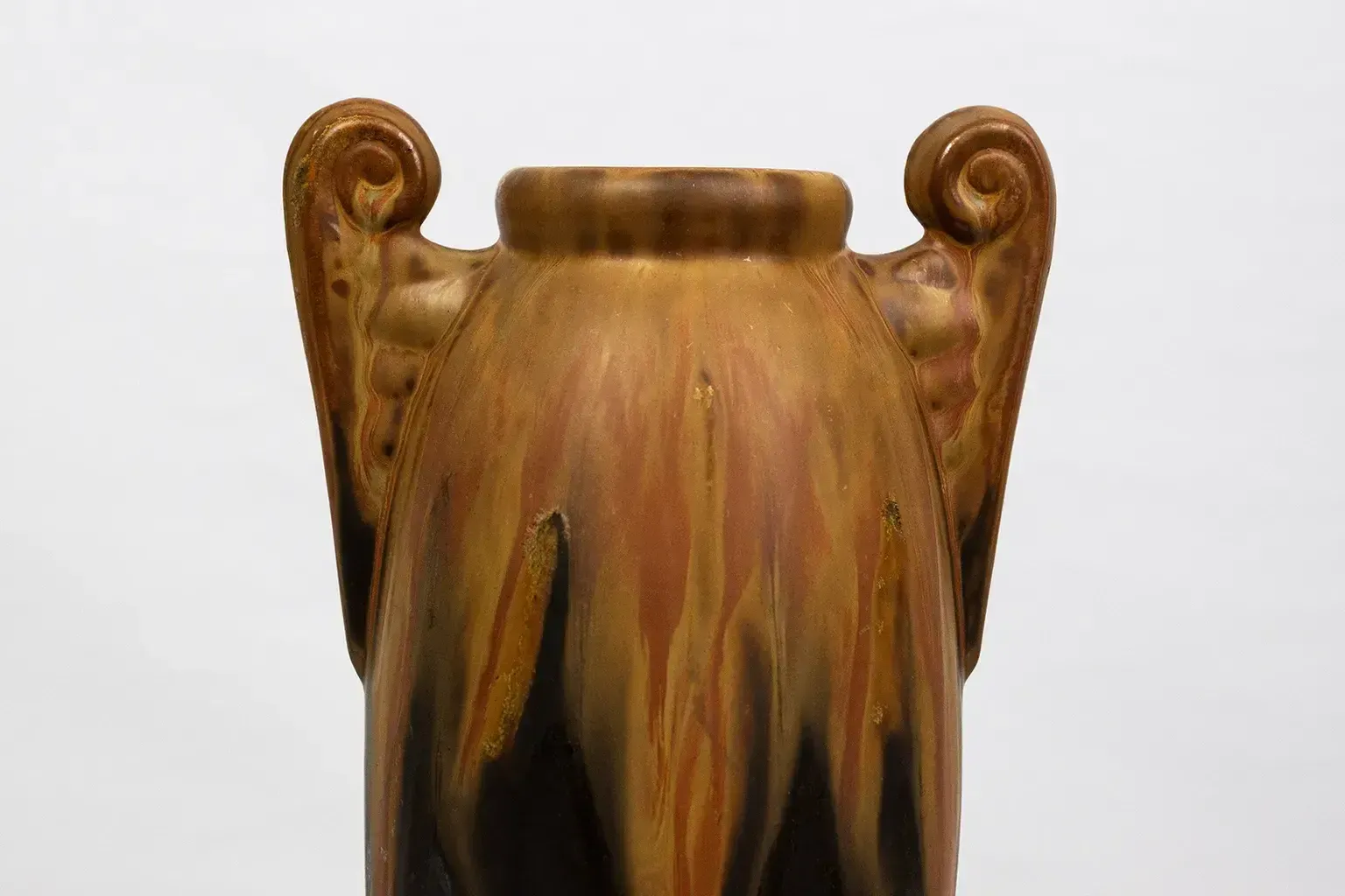 Large Stoneware Vase With A Flamed Glaze – Gilbert Méténier, Gannat, Late Art Nouveau Circa 1920 photo furniture