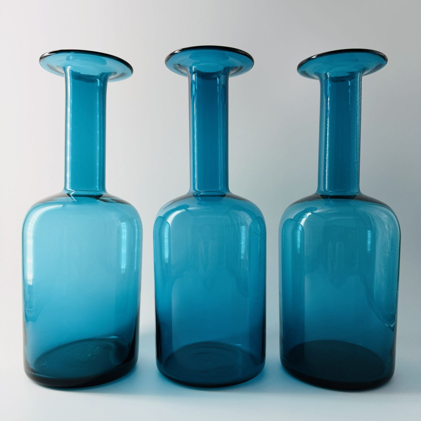 photo furniture Danish “Floor Vase” Set By Otto Brauer For Holmegaard