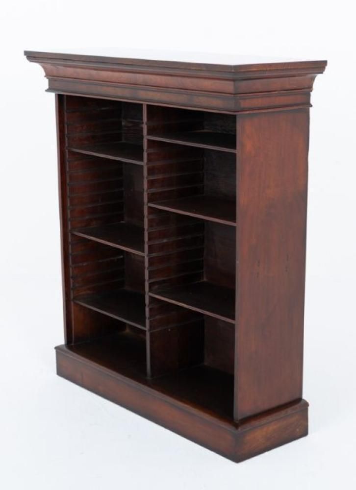 Georgian Open Bookcase Oak Openfront Period 1800