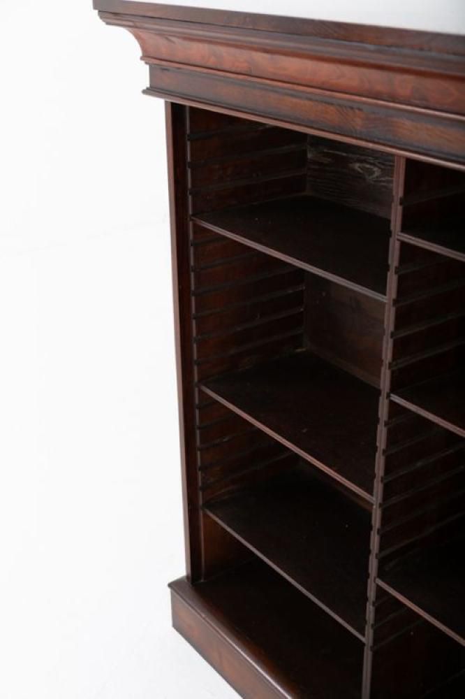 Georgian Open Bookcase Oak Openfront Period 1800 photo furniture
