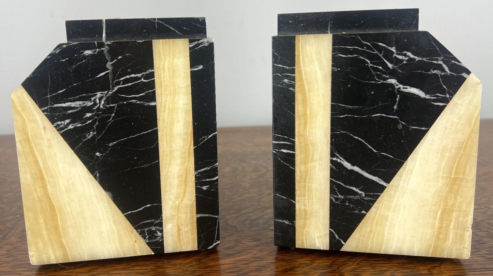 Clock Vintage French Style Art Deco Marble Mantel Clock Set Lot 4765 photo furniture