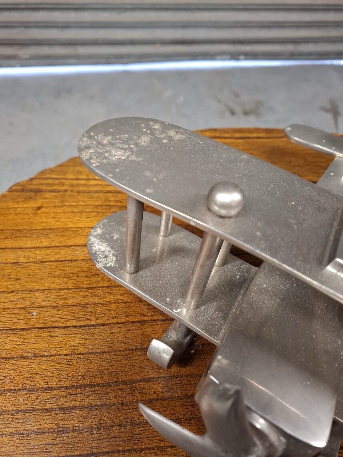 Polished Aluminium Bi Plane photo for sale