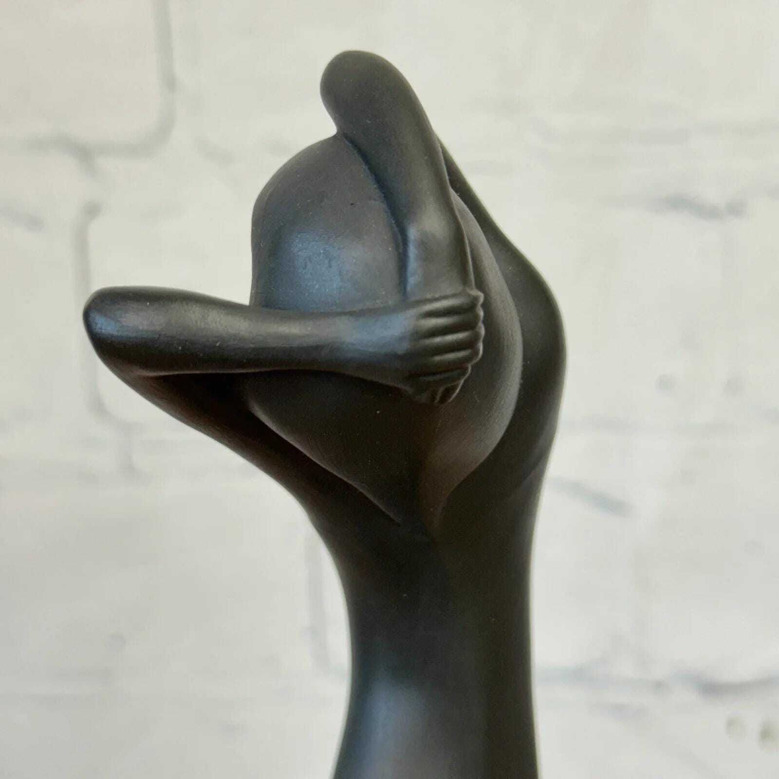Home Decor Vintage Royal Doulton Yearning Hn2921 Black Basalt Images Figurine photo