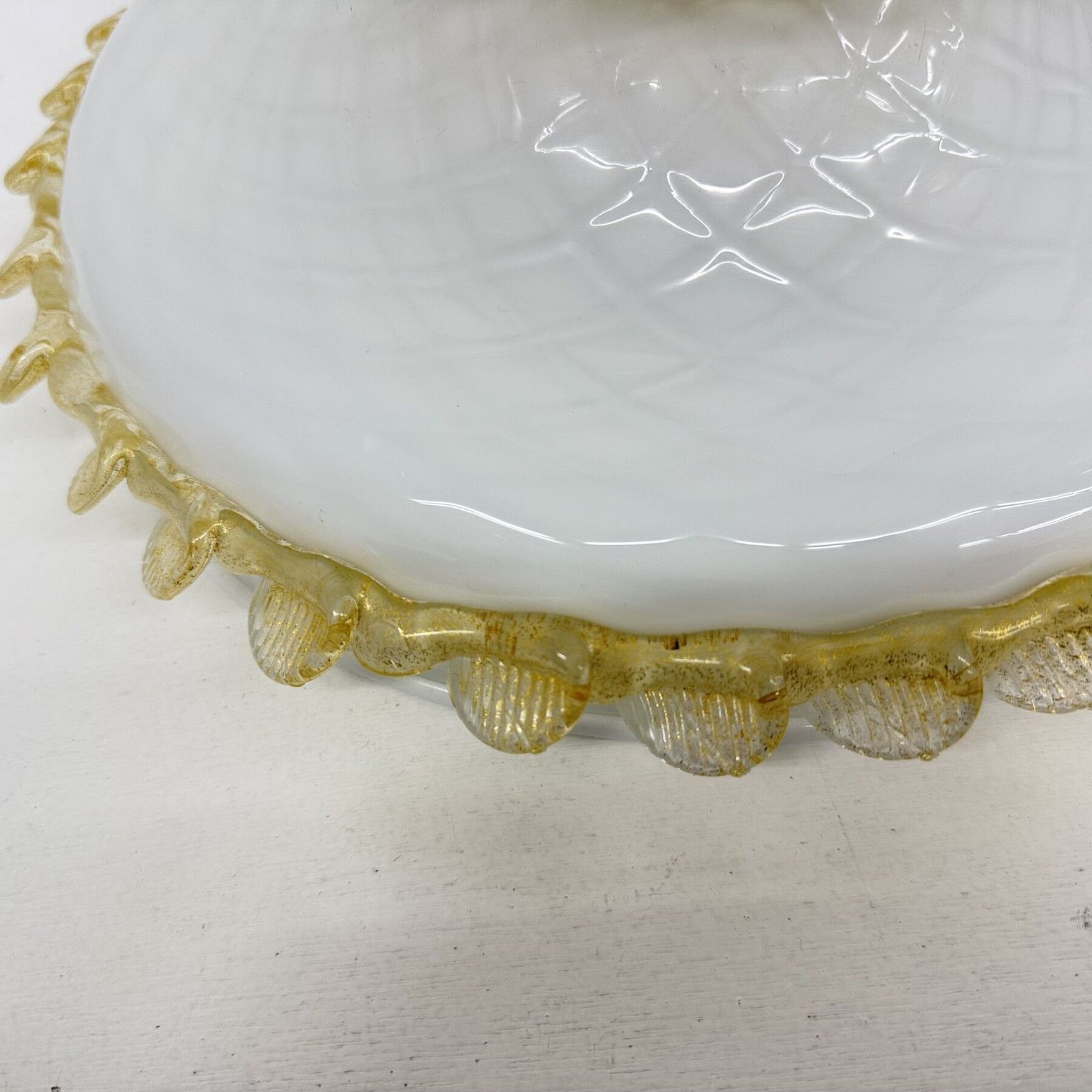 Lighting Mid Century Design Murano Glass Flush Mount / Ceiling Lamp , 1970s photo