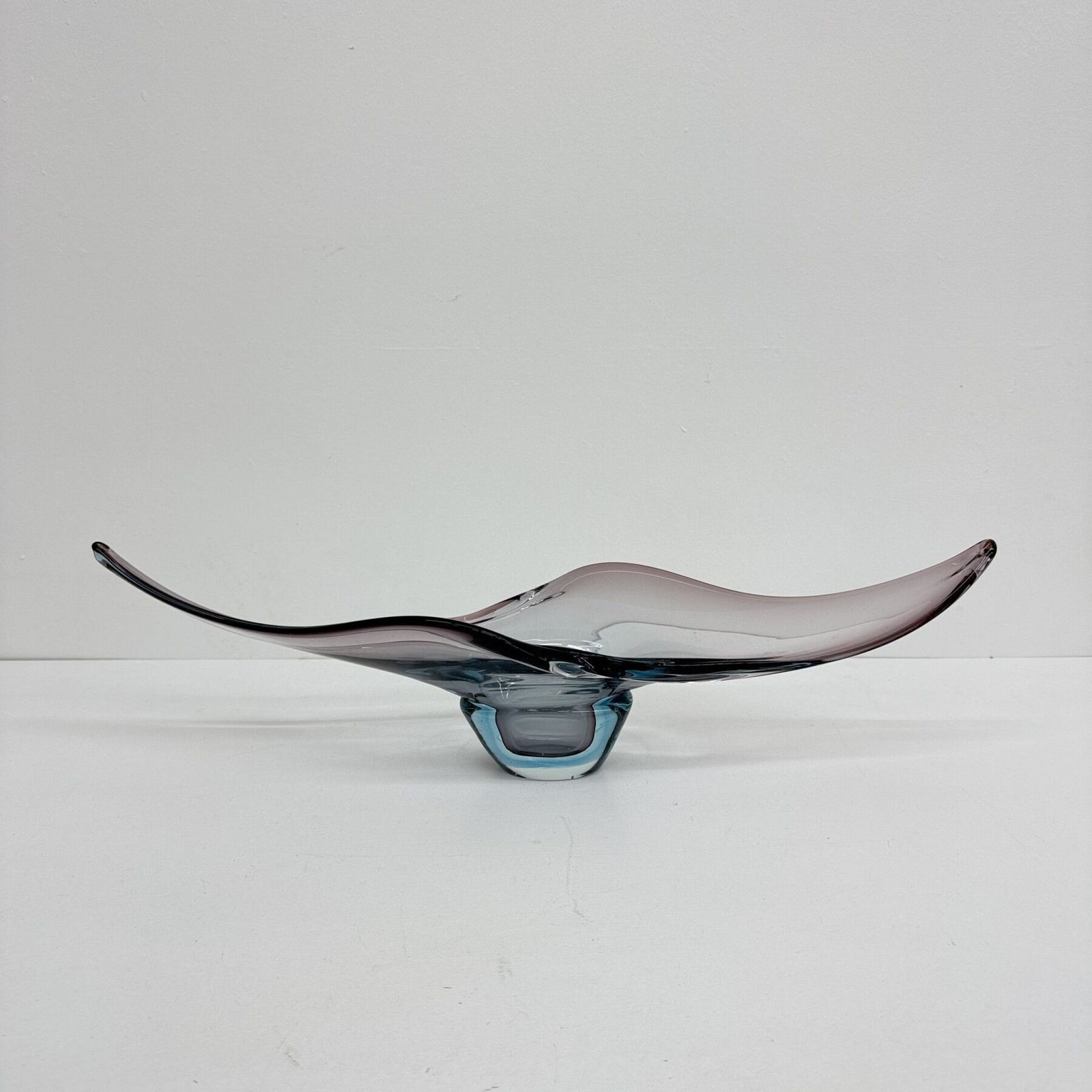Murano Sommerso Glazen Schaal, Ca. Jaren 1960, Italië photo Woonaccessoires