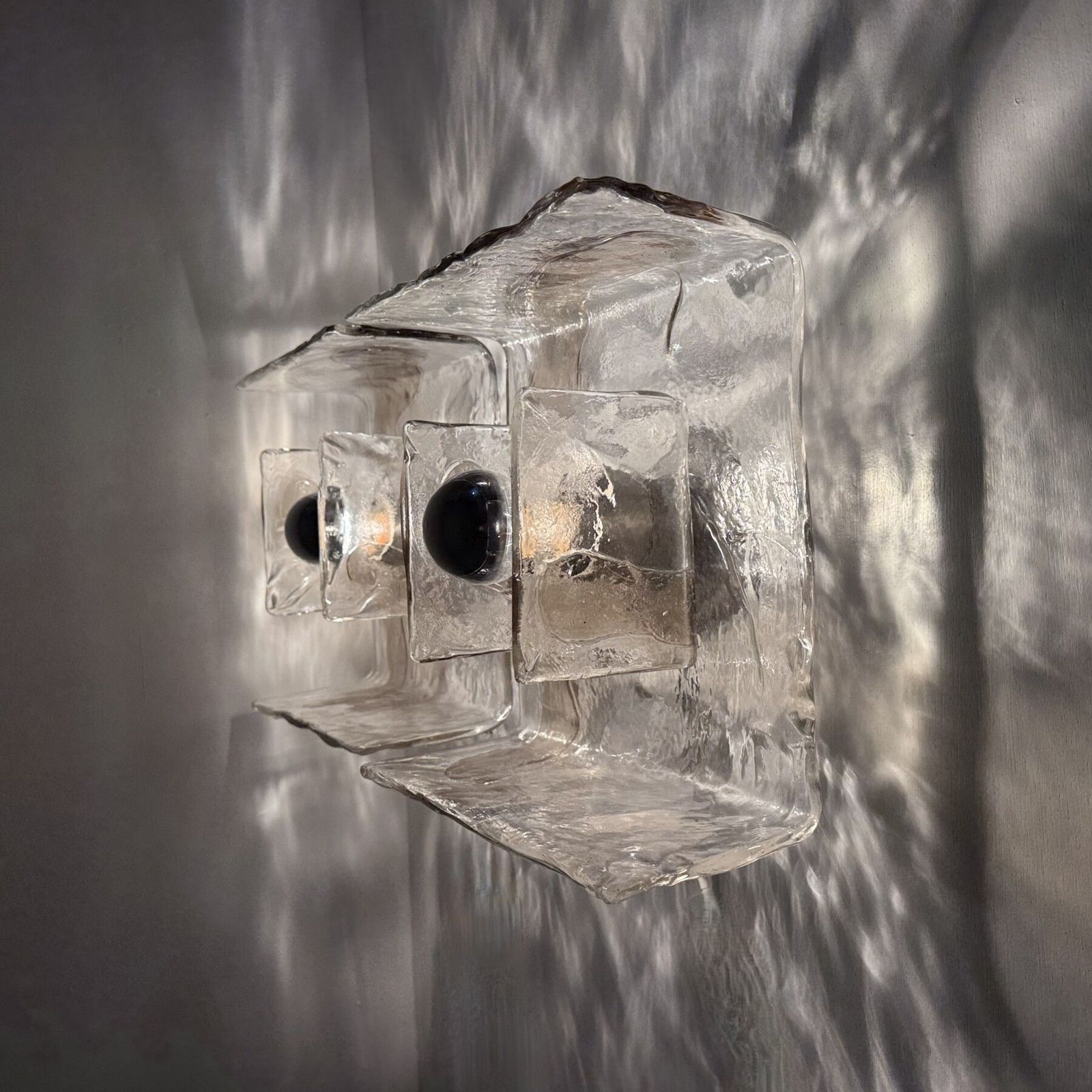 Lp257 Wandlampen Van Carlo Nason Voor Mazzega, Italië, Jaren 1970, Set Van 2 photo 3443.0