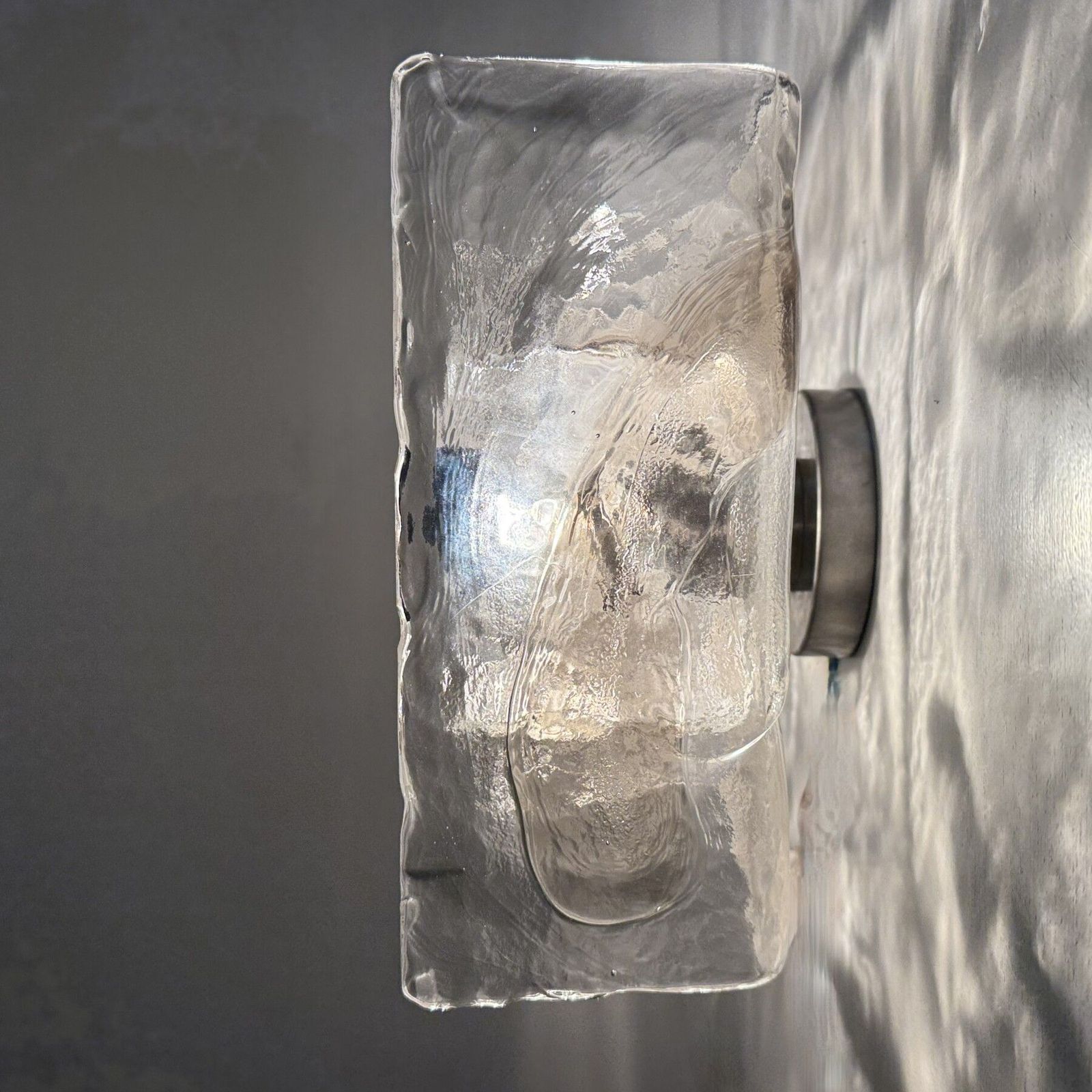 Lp257 Wall Lamps By Carlo Nason For Mazzega, Italy, 1970s, Set Of 2 photo vintage