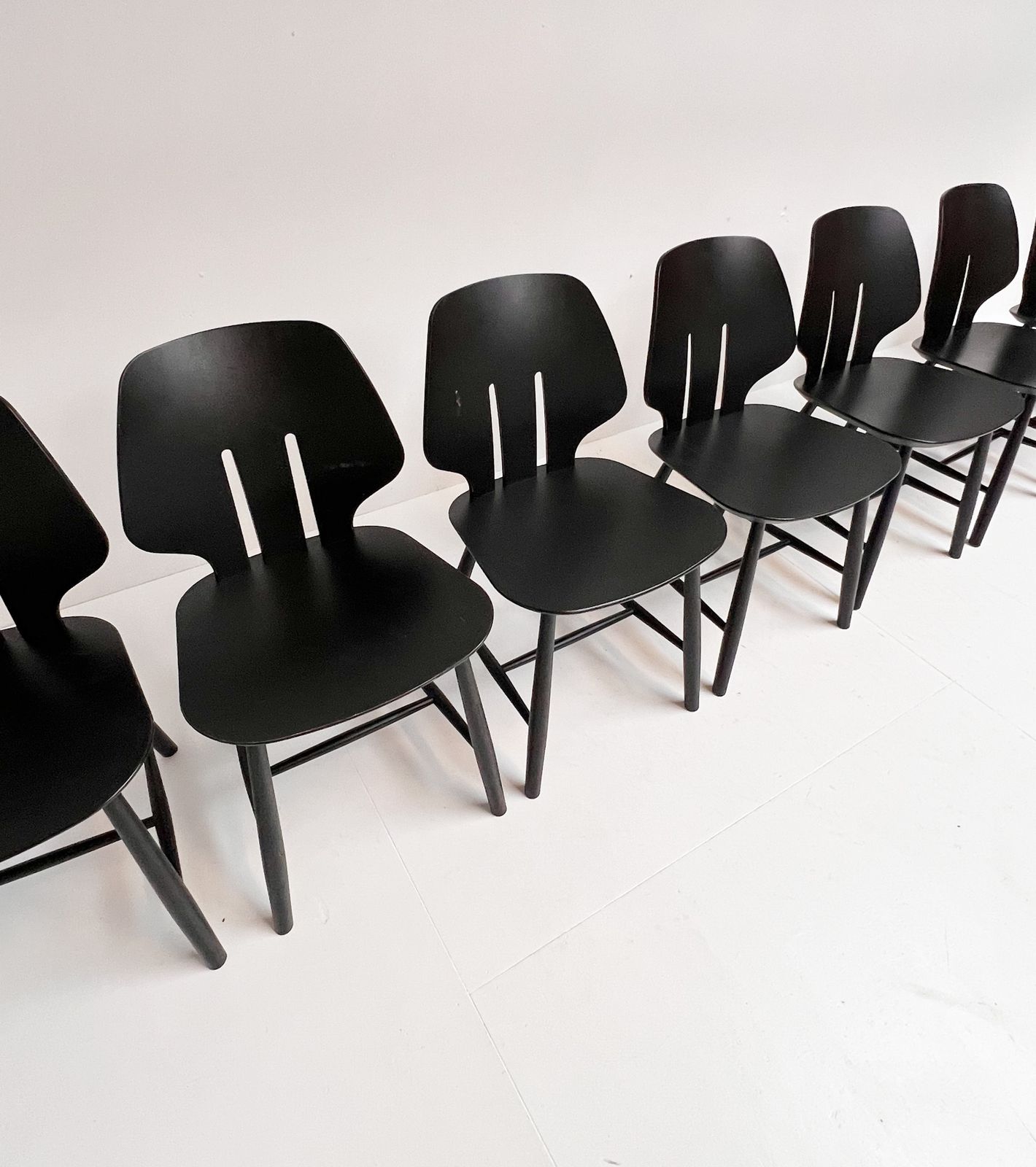 Set Of 9 Ejvind Johansson J67 Chairs For Fdb Mobler (Per Piece), 1970s photo Furniture