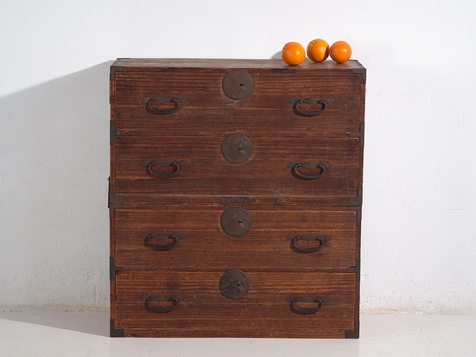 Furniture Antique Japanese Tansu Chest Of Drawers – Meiji / Taishō Period (C.1868 1926) #5 photo