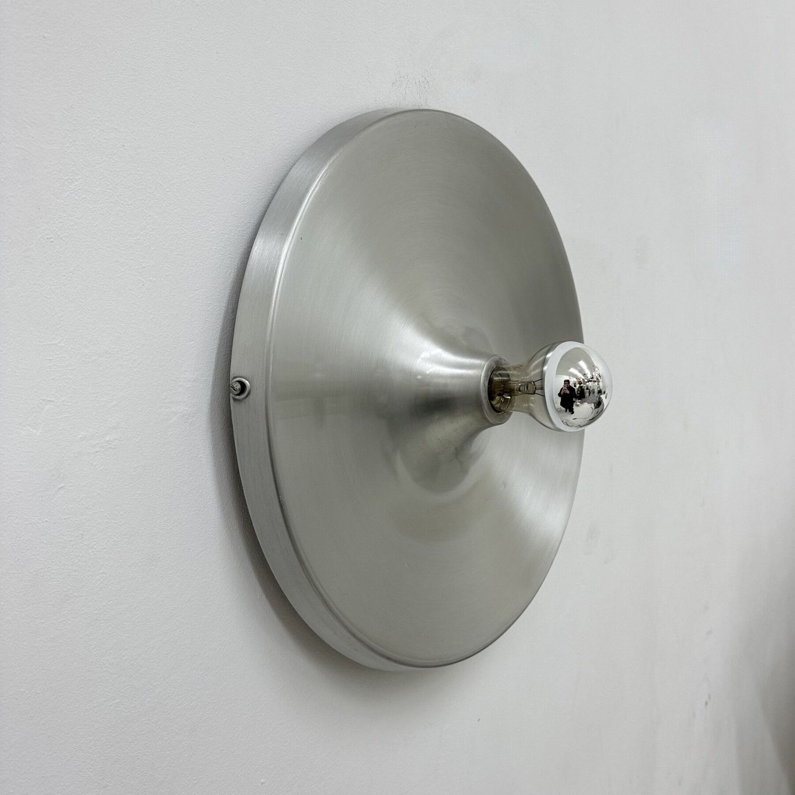 photo for sale Mid Century Design Large Disc Lamp , 1970s Attributed To Charlotte Perriand For Les Arcs