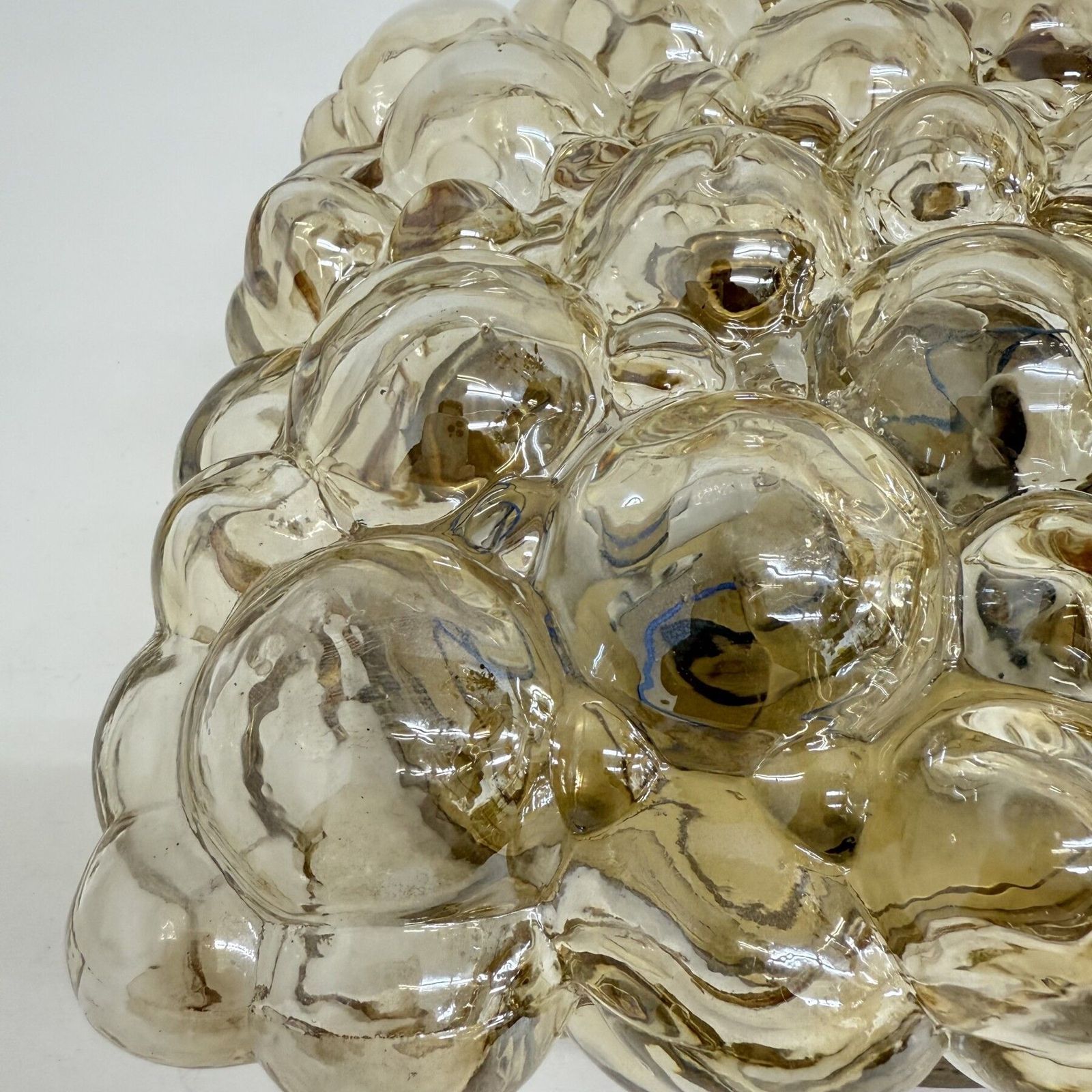 Helena Tynell Bubble Glass Flush Mount Ceiling Lamp, Jaren 1970, Duitsland photo vinterior