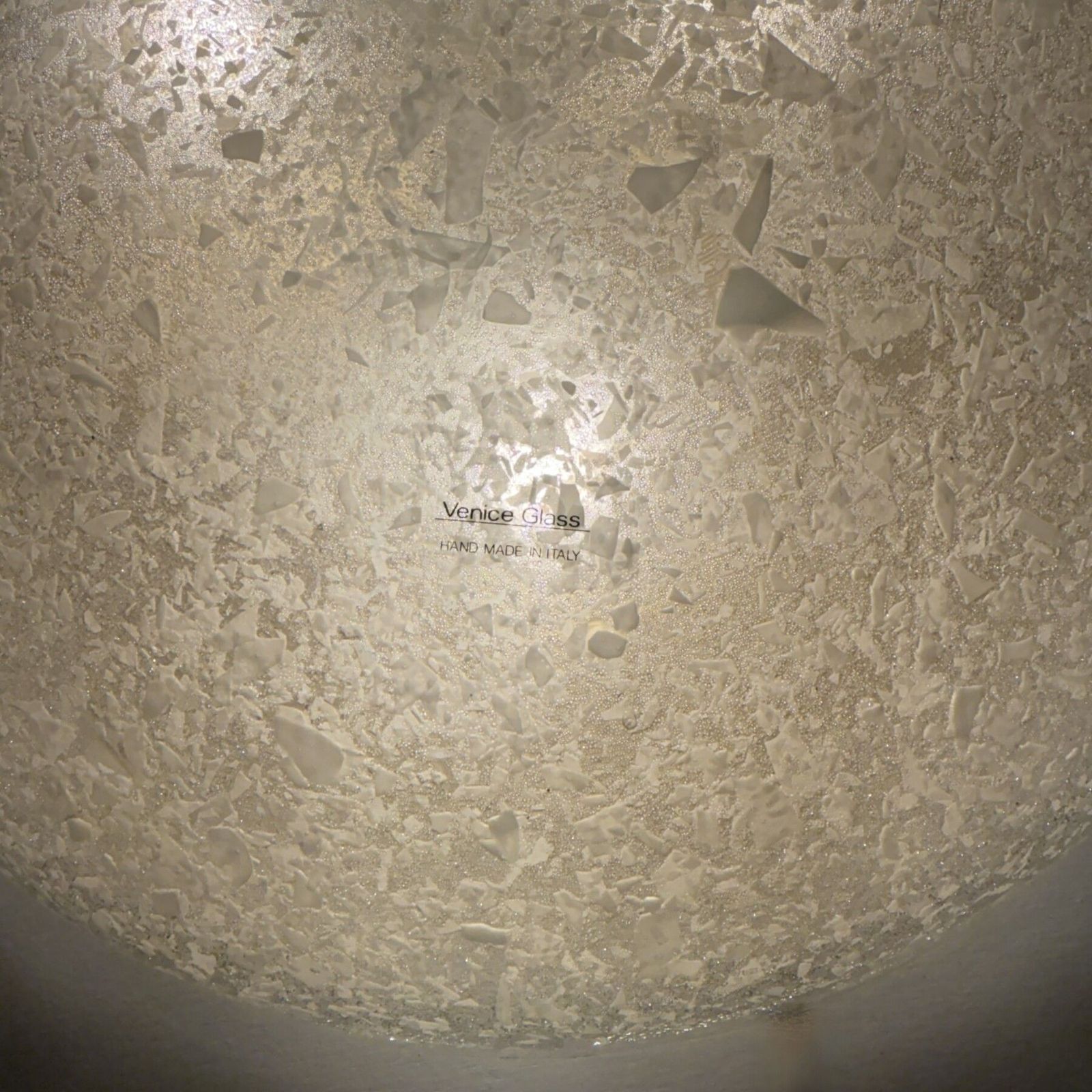 Murano Glass Hillebrand Flush Mount Ceiling Lamp , 1970s photo Lighting