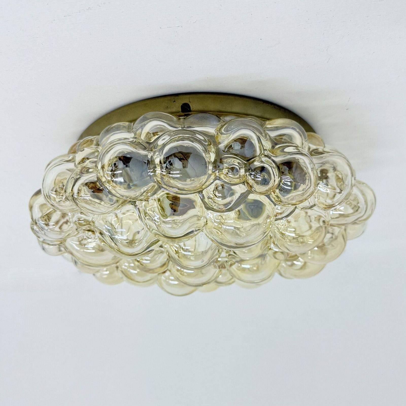 photo for sale Helena Tynell Bubble Glass Flush Mount Ceiling Lamp, Jaren 1970, Duitsland