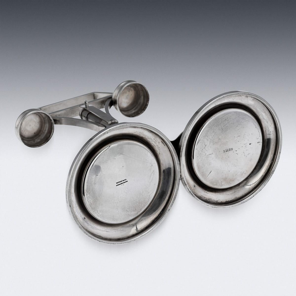 photo vinterior Antique Tantalus By Tiffany & Co., Solid Silver & Cut Glass, 1920