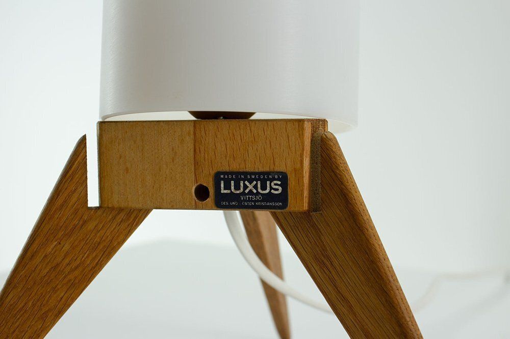 Rocket Table Lamp From Luxus, Sweden, 1960s photo vinterior