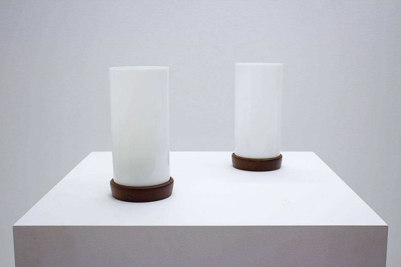 Swedish Teak & Acrylic Table Lamps By Luxus, 1960s, Set Of 2