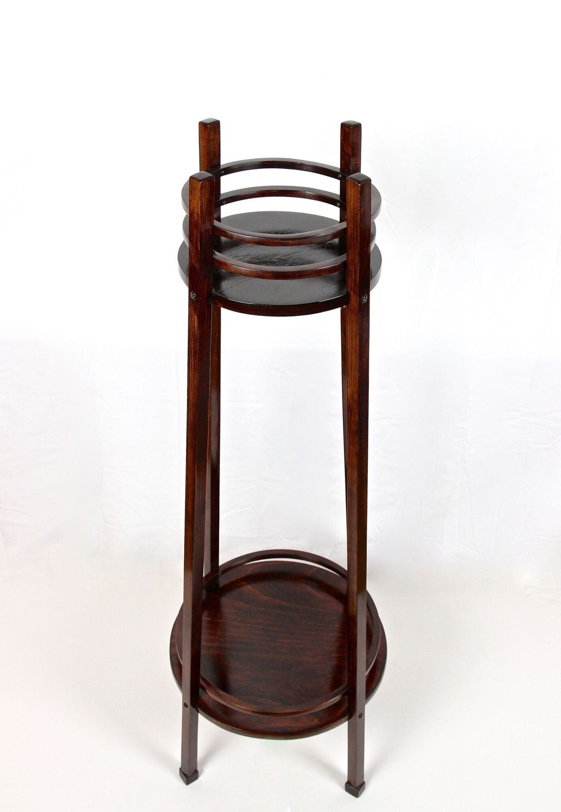 20th Century Art Nouveau Bentwood Pedestal By Thonet   Mod. 9531, At Ca. 1906 photo buy